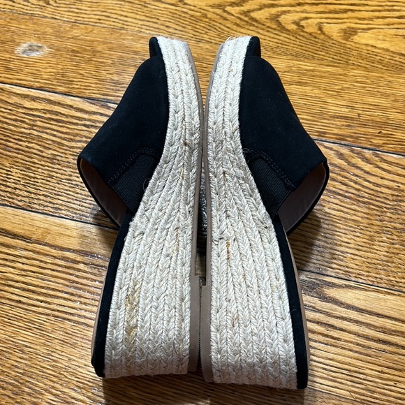 A New Day black suede slip on mules, size 8.  Good condition. - Picture 5 of 6